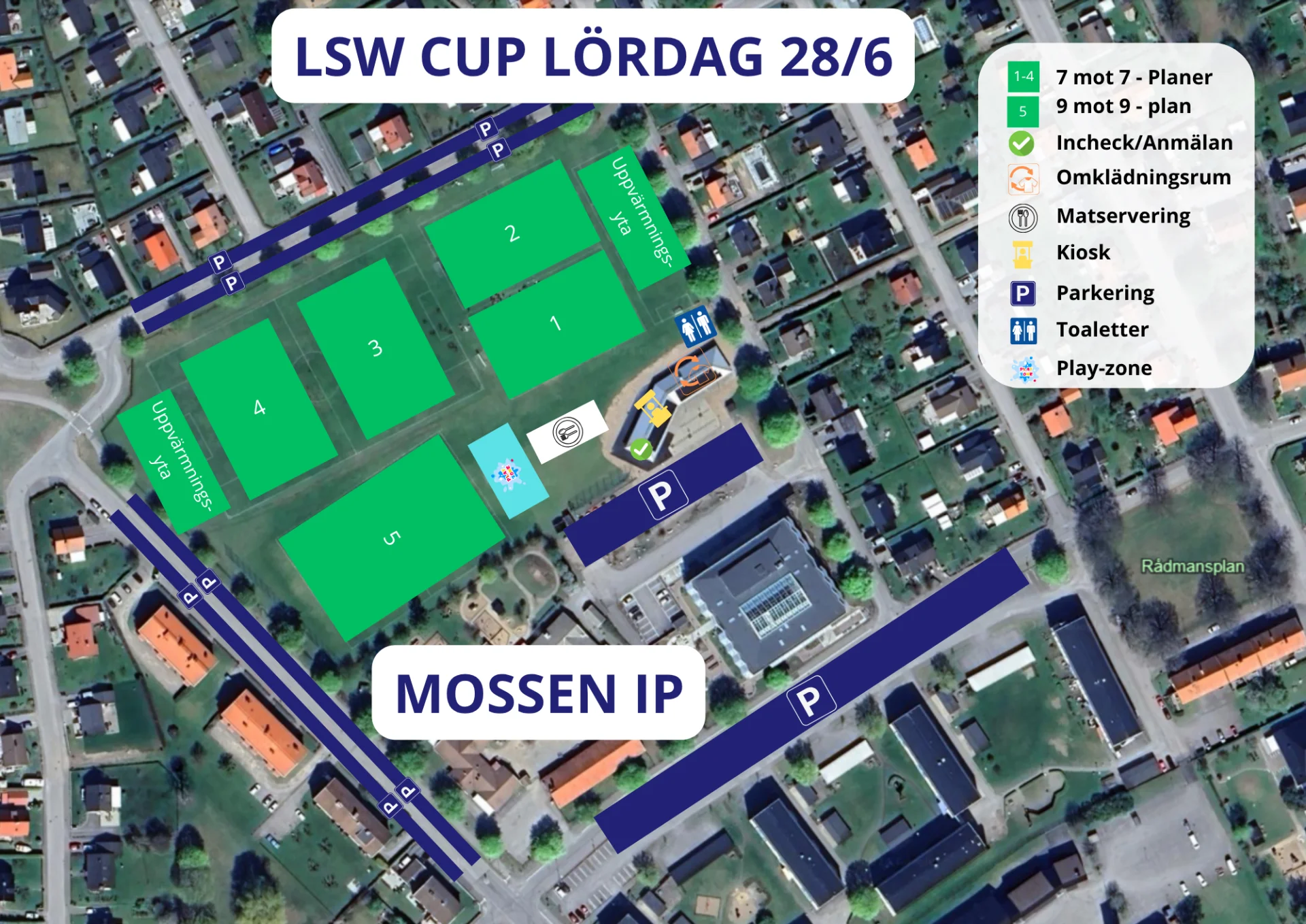 Spelplaner & Område 28 Juni